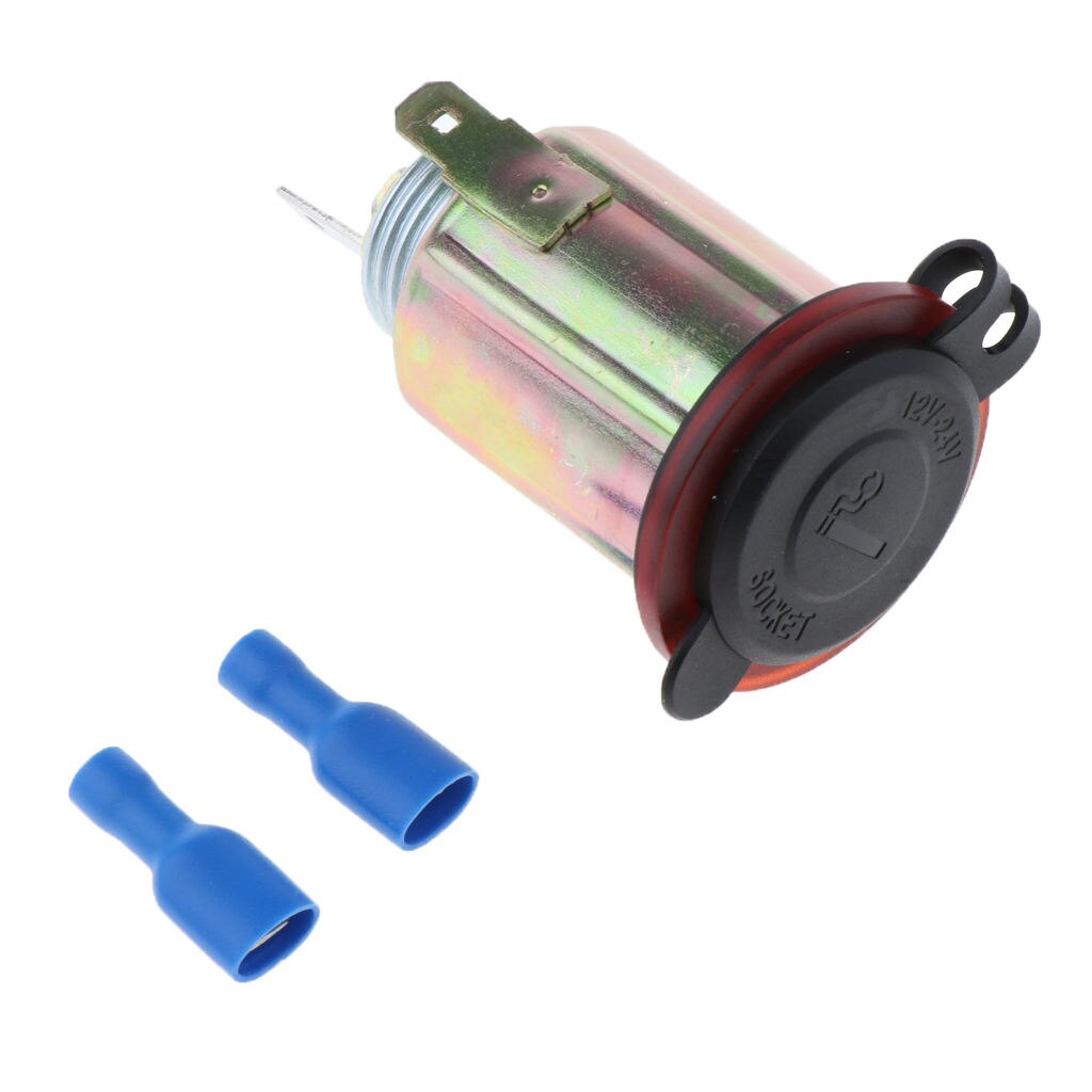 Car Truck Trailer Vehicle Cigarette Lighter Socket Replacement Plug Assembly Set