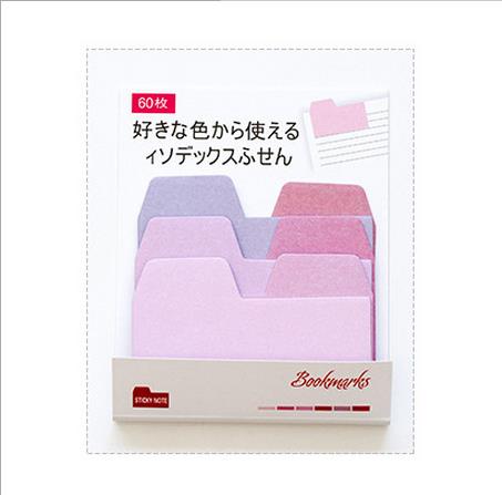 Hethrone Gradient Ramp Kleurrijke Index Leuke Sticky Notes Briefpapier Kawaii Sticky Notes Planner Papeleria Sticker Memo Notepad