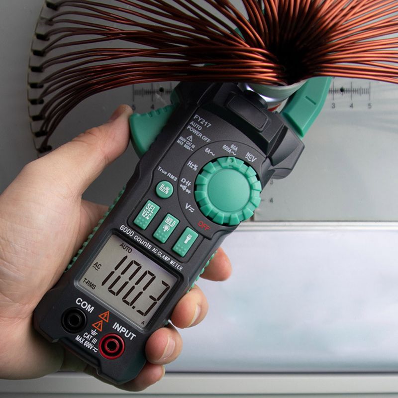 Handheld Digital Multimeter Clamp 2000/6000 Counts ACV AC / DC Automatic Scale Measurement Ammeter Pliers Tester Tool