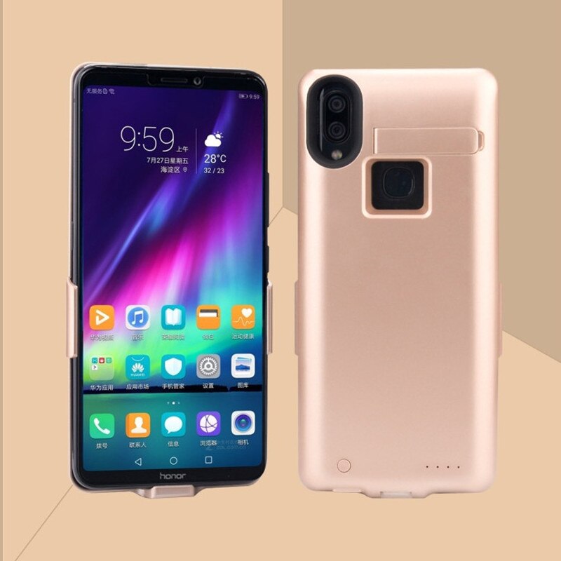 8000 mah voor huawei honor note 10 batterijhoesje, draagbare powerbank voor honor note 10 smartphone standaard batterijklepje