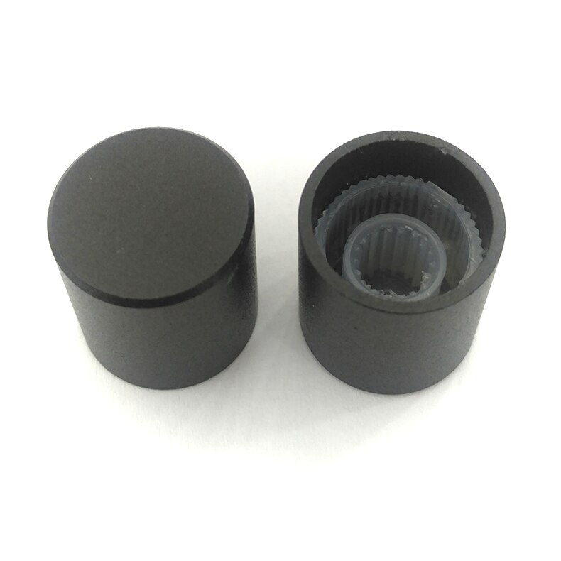 2 Pcs 15*16Mm 6Mm Shaft Hole Aluminium Potentiometer Encoder Instelknop