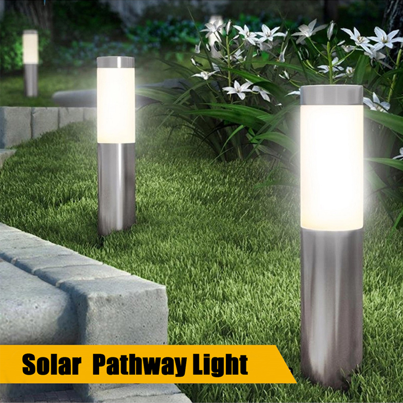 Le voie solaire de jardin allume l'éclairage extérieur de LED prise de terre borne lumineuse pour les cour de pelouse de voie de jardin de Patio