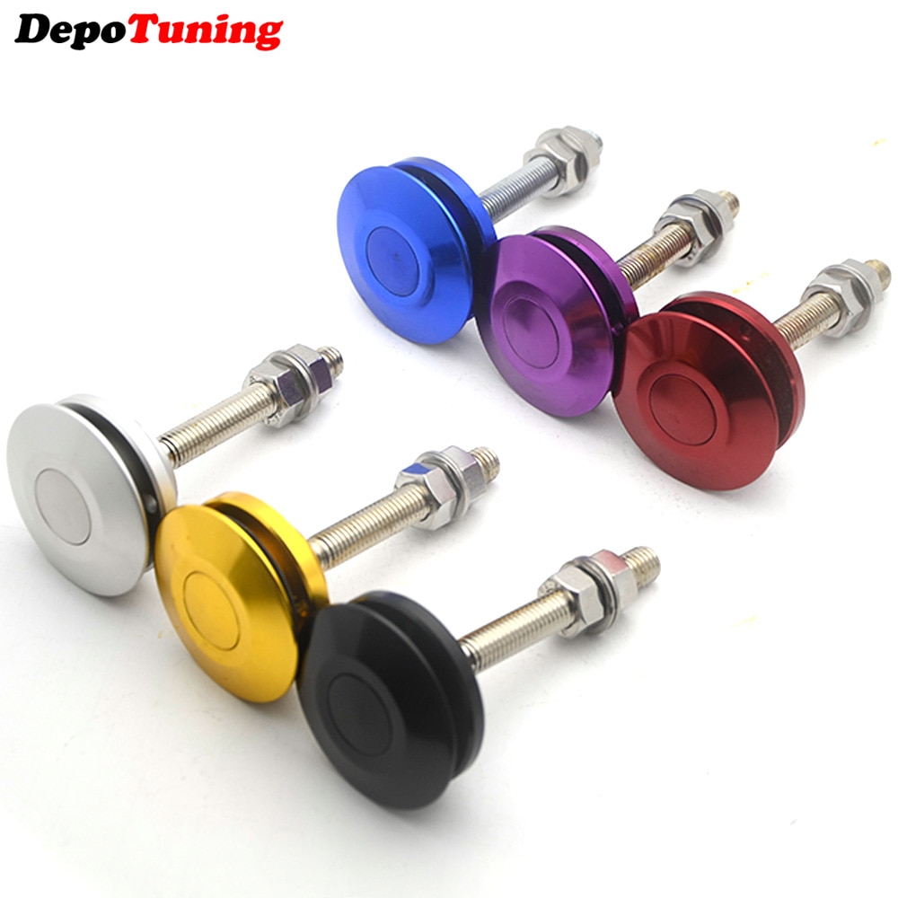 DepoTuning 2 Pcs Universal Aluminum Release Bonnet... – Vicedeal