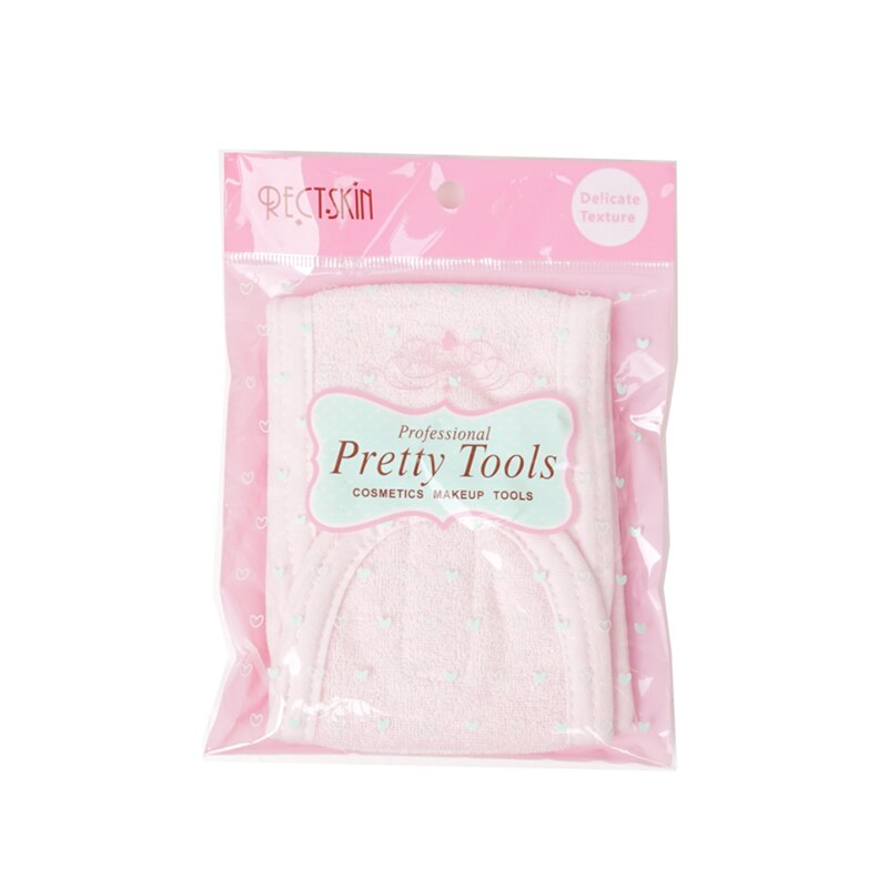 Damman Enten Wimper Tulband Beauty Wash Make Sjaal Zachte Badstof Spa Salon Accessoires Make Up Tiara Hoofdbanden: Pink