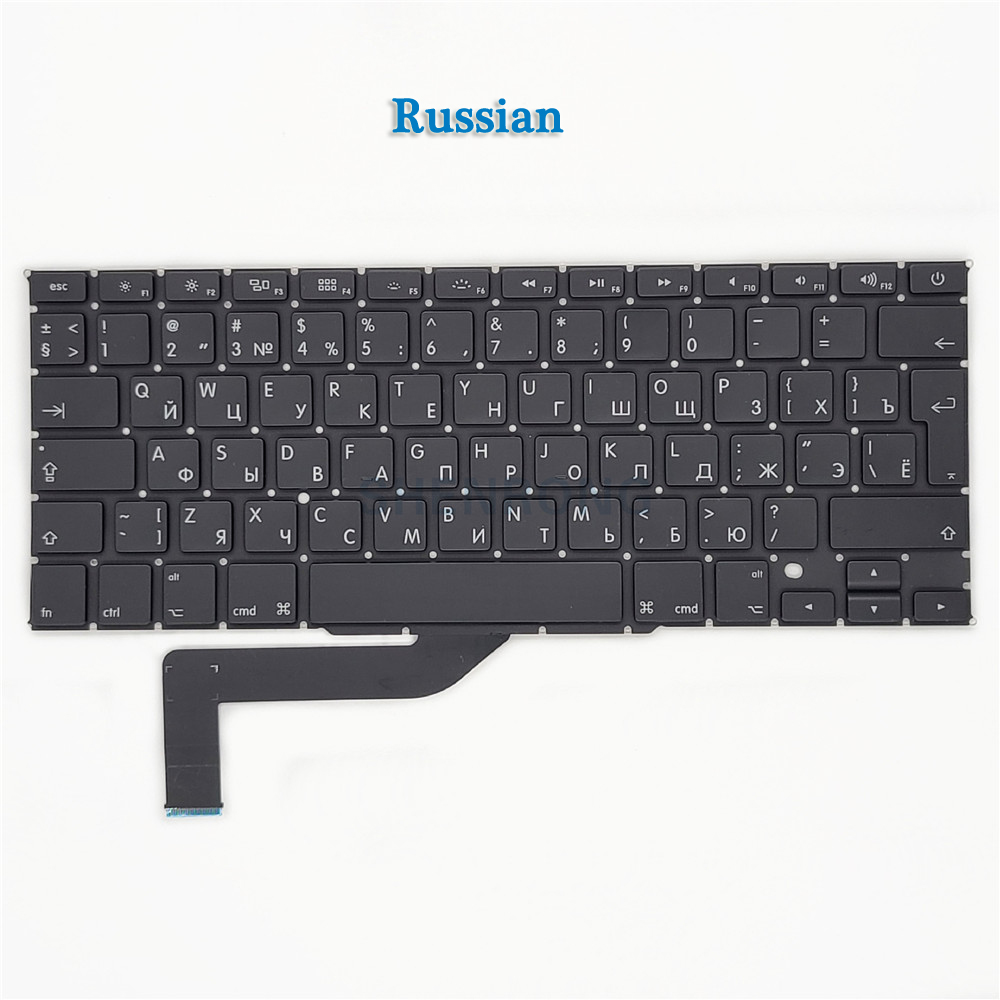 A1398 toetsenbord voor Macbook Pro Retina 15.4 inch laptop MC975 MC976 ME664 ME665 ME293 ME294 toetsenborden Gloednieuwe