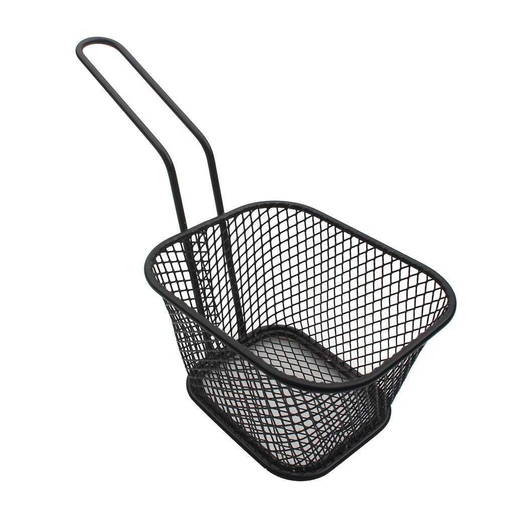 Electroplate-Mini red para freír patatas fritas, de acero inoxidable, bloque cuadrado, herramientas de cocina # jew