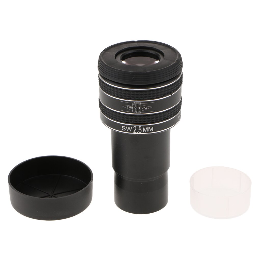Oculaire planétaire TMB pour télescope, 1.25 pouces, 2.5mm, 58 degrés, mieux utilisé pour les objets du ciel en profondeur (noir)
