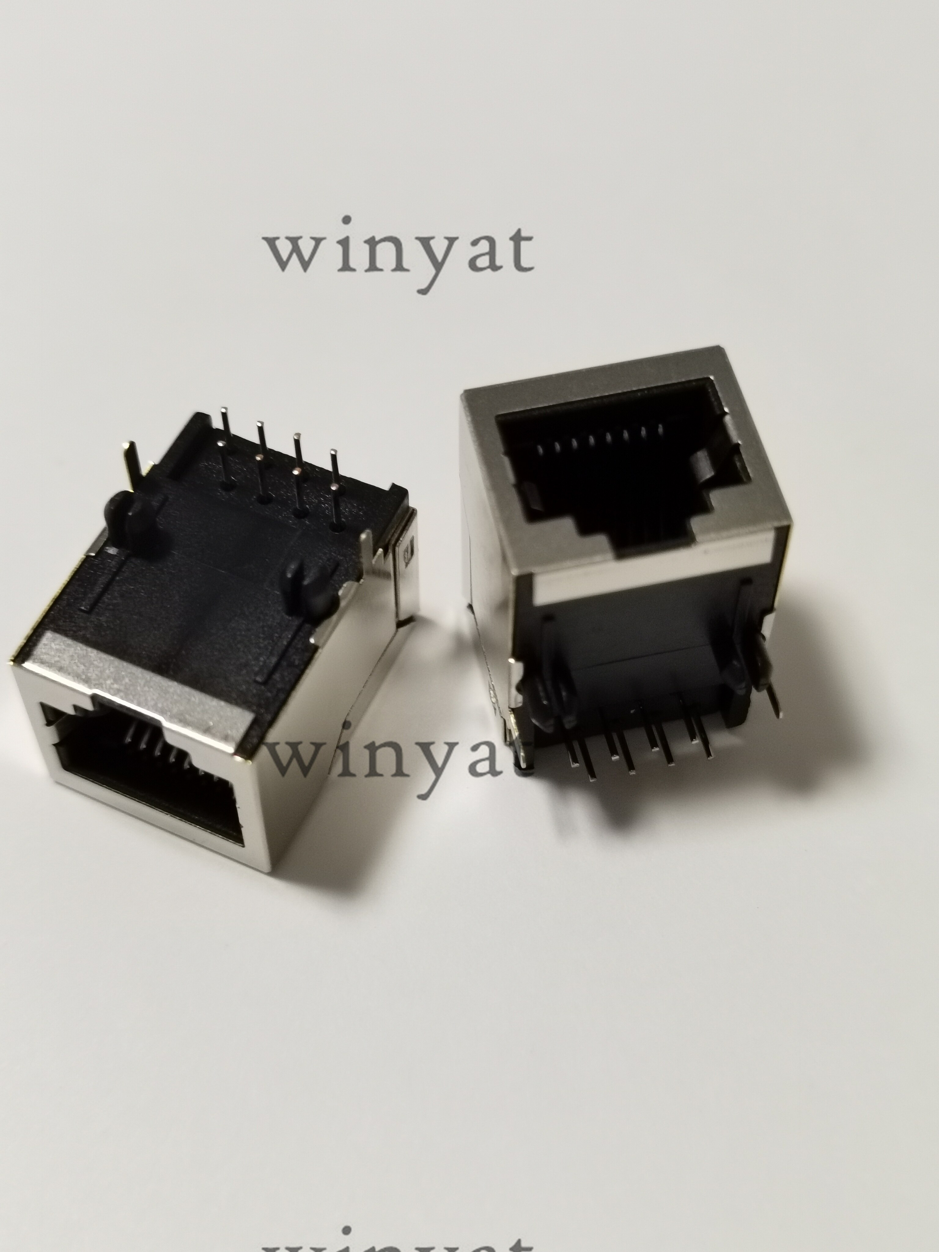 Terug Voet RJ45 59 Terug Voet 21Mm Mesh Poort Modulaire Plug Zetels 8P8C Lange 21Mm RJ45 Socket