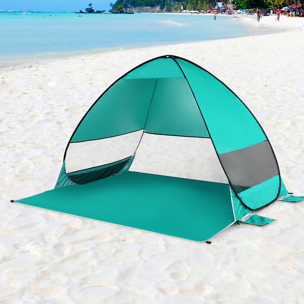 Automatic Pop Up Beach Tent Cabana Portable UPF 50+ Sun Shelter Camping Tent Fishing Hiking Canopy Outdoor Tent Awning