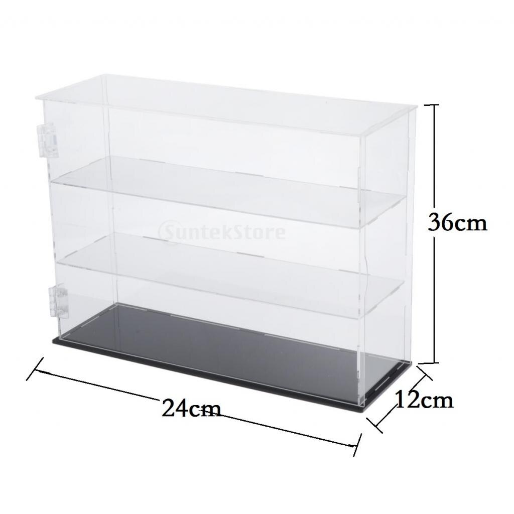 Clear Acrylic Display Case DIY Assembly Desktop Mi... – Grandado