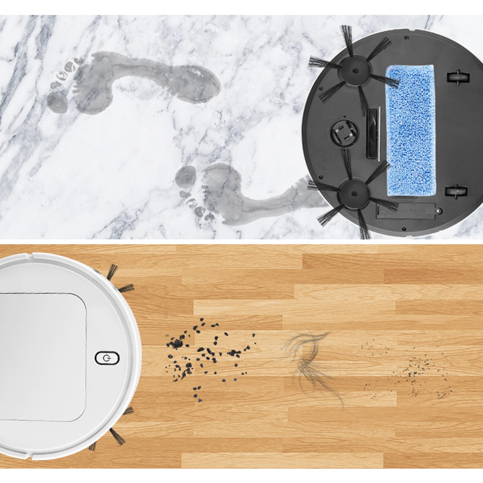 1800pa Robot Vacuum Cleaner Smart Sensor Protection robot aspirador vacuum sweeper Vacuum aspiradoras para el hogar