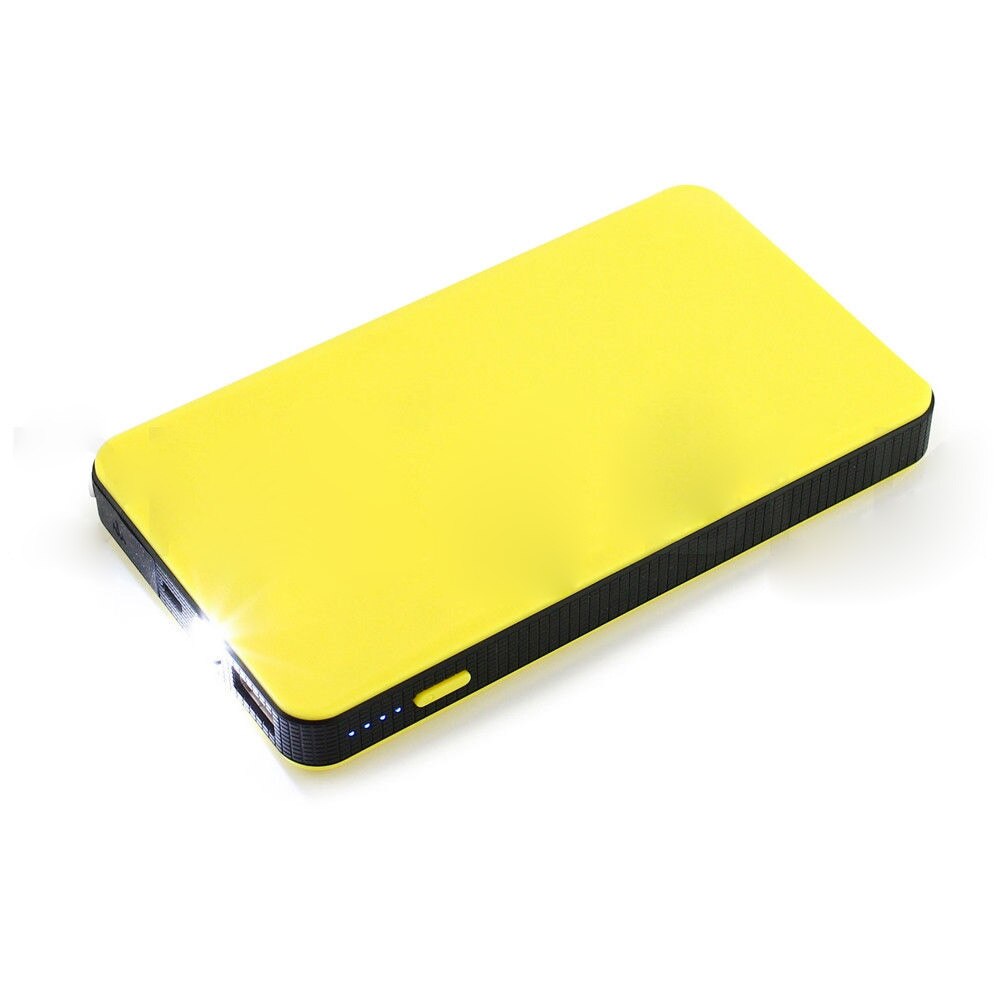 Auto Jump Starter Batterij Power Bank 12V 8000Mah Mini Portable Power Bank Auto Jump Starter Auto Emergency Booster batterij Oplader: YELLOW