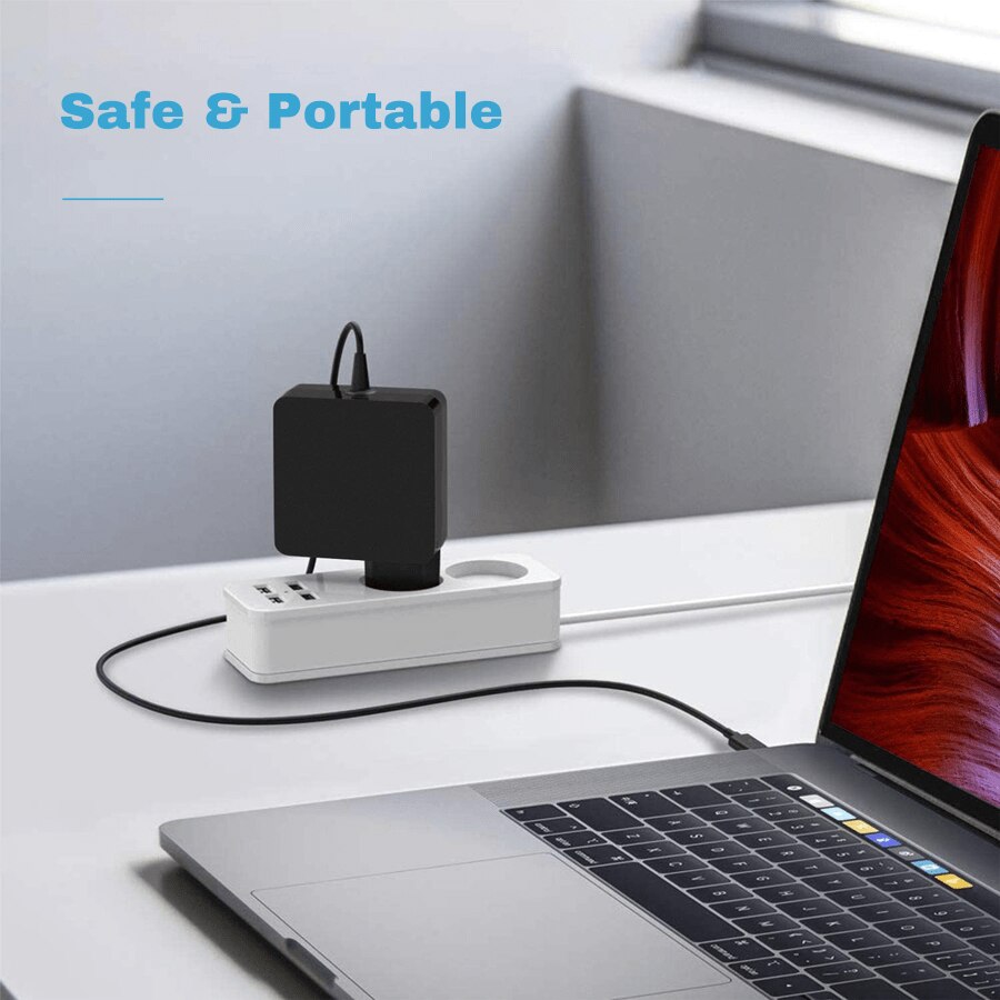 65W PD USB C Notebook Charging Cable Replacement for MacBook Pro, Lenovo, ASUS, Acer, Dell, Xiaomi Air, Huawei Matebook, HP