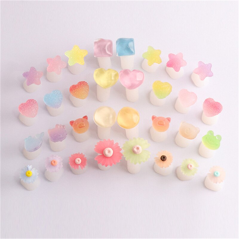 8pcs/lot Nail Silicone Finger Separator Japanese Fudge Manicure Pedicure Separator Nail Toe Separator Straighteners Care Tool