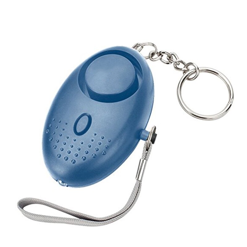 Selbstverteidigung Alarm 130dB Mädchen Frauen Sicherheit Schützen Alarm Persönliche Sicherheit Schrei Laut Keychain Notfall Alarm Mit LED Licht: 02 Blau