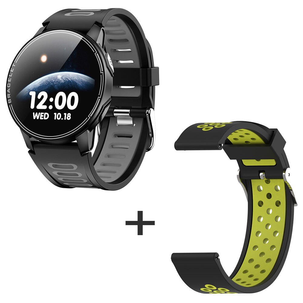 neue L6 Smart Uhr IP68 Wasserdichte Sport Männer Frauen Bluetooth Smartwatch Fitness Tracker Heart Rate Monitor Für Android IOS: G4