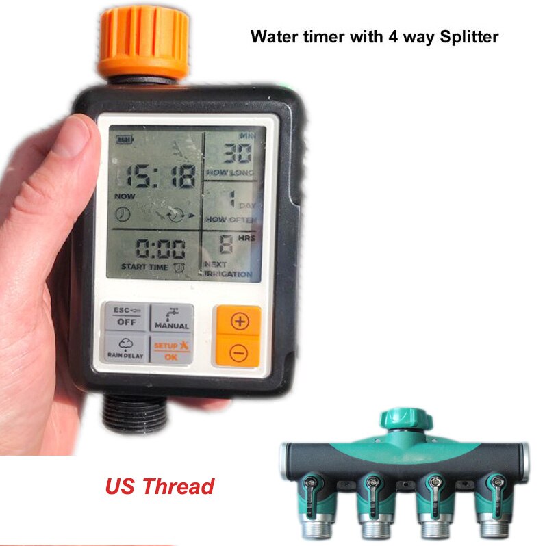 Garden Yard Lawn Electronic Screen Automatic Irrigation Kit Drip Irrigation Sprinkler System Home Intelligent Sprinkler System