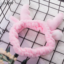 1pc kerstgewei haarband hoofdband pluche driedimensionale washandjes haarbanden badhanddoeken voor volwassenen werknemersvoordelen....