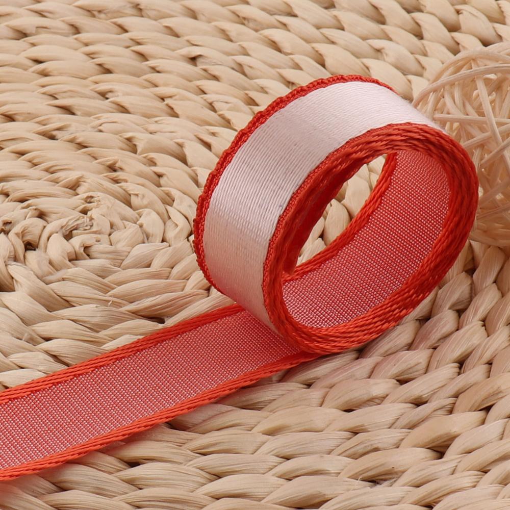 25MM Orange Webbing Smooth 1 inch webbing Ribbon Belts Bag Handle Bag Purse Straps nylon webbing key fob