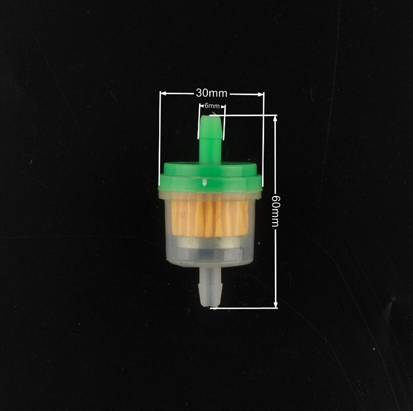 Filtre à gaz universel en ligne pour moto, filtre à carburant pour petit moteur de tondeuse à gazon, aimant Jane, 6mm, 7mm, 8mm, 1/4 ", 1PC: Gris foncé
