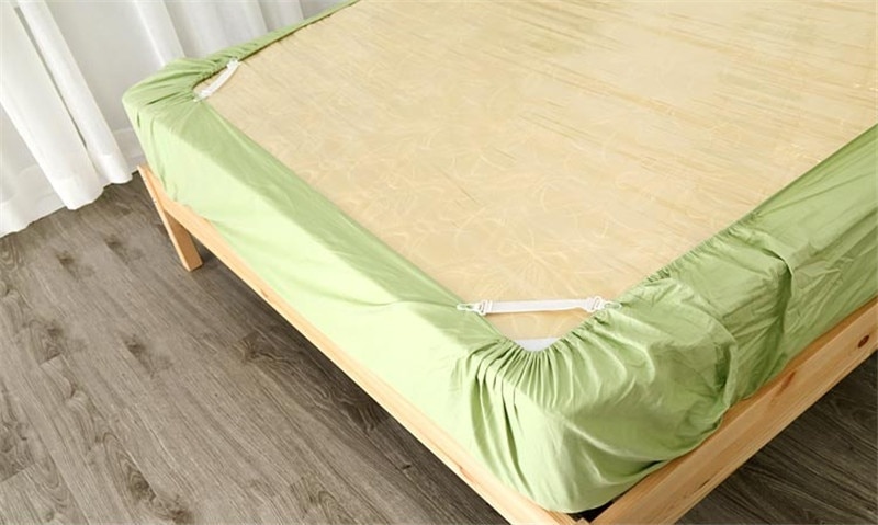 4 stk./sæt sengetøj fix clips stærk nylon spænde elastisk bånd holder senge lagen fastgørelses clips gribere madras tilbehør #137
