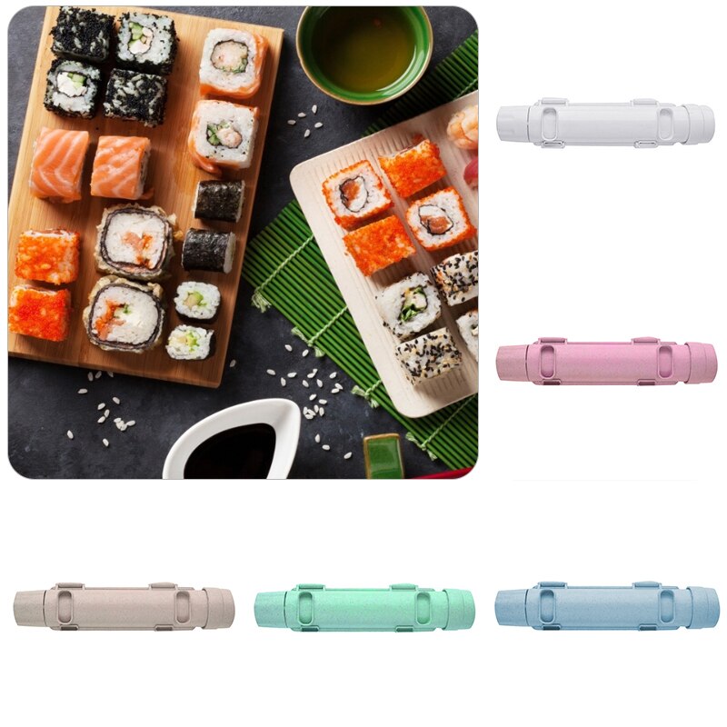 Sushi Maker Roller Rice Mold Sushi Bazooka Groente Vlees Rolling Tool Diy Sushi Making Machine Keuken Sushi Tool 5 Kleuren