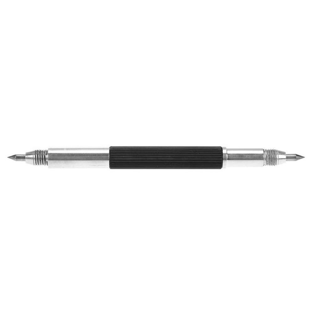 Diamant acier marquage gravure stylo Double extrémité pointe de tungstène pointu Scriber Clip stylo pour verre céramique sculpture sur bois outils à main
