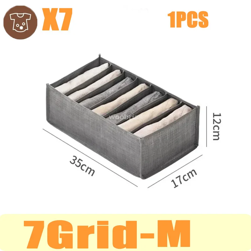 Bekleidungs organization System Unterwäsche Schublade Organizer Aufbewahrung sbox faltbare Schrank Schublade Lagerung für Unterhosen Socken BH: Licht Grau