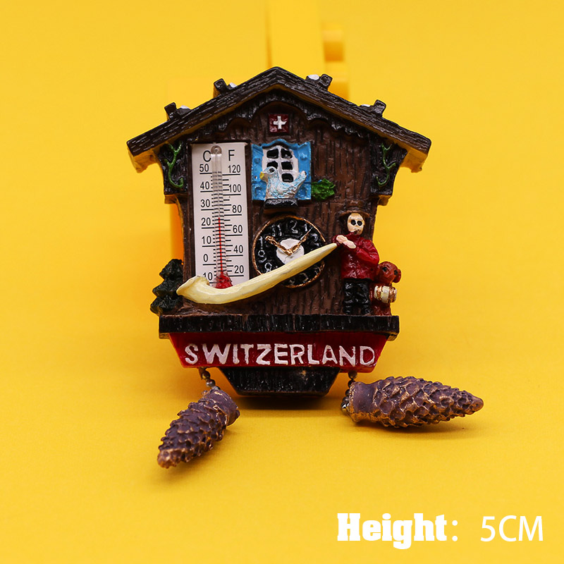 Stor størrelse tysk gøgur magnetiske køleskabsmagneter samling turist souvenirs dekorative magneter køkkenindretning: Stang