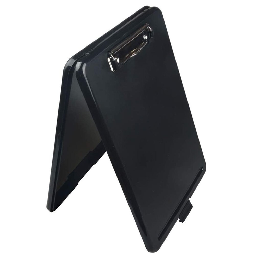 Multifunctional PP File Box A4 Writing Board Portable File Storage Box File Box Openable PP File Box: black