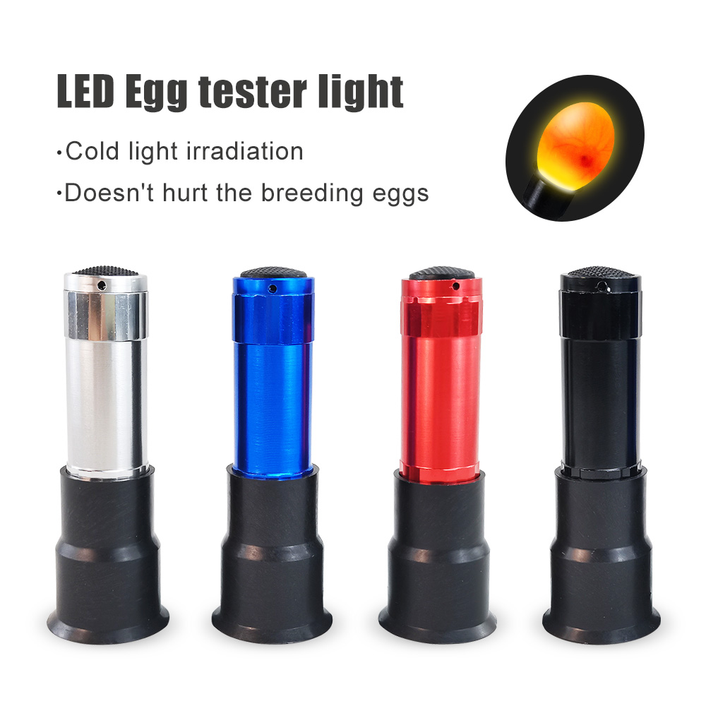 Probador de huevos LED, lámpara para velas de huevos, equipo de incubación súper fría, herramienta para pollos, Detector de huevos para incubar con linterna, 1 Uds.