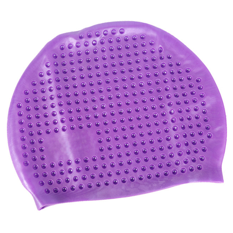 Large Swimming Cap Waterproof Silicone Swim Pool Bathing Caps Hat Long Hair Ear Protection Water Bubble Cap Women Men badmuts