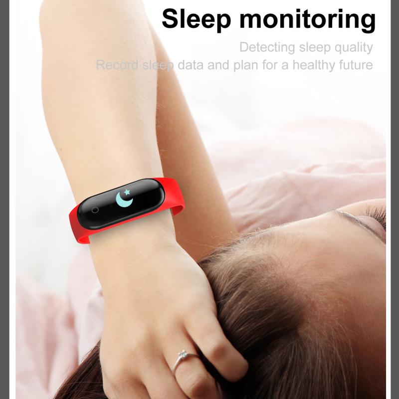 M4 Smart Watch Band Sport Tracker orologi Smart Bracelet Health Watch Fitness Wristband pressione sanguigna cardiofrequenzimetro