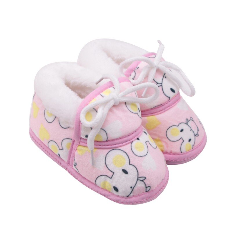 Mignon bébé chaussures printemps hiver doux bébé rétro impression bottes coton rembourré 5 Styles infantile bébé garçons filles Bootie