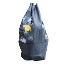 48 zoll Outdoor Basketball Fußball Grid-Storage-Tasche Extra Große Netto Kordelzug Durchführung Tasche Einzelnen Schulter Ball Lagerung Tasche