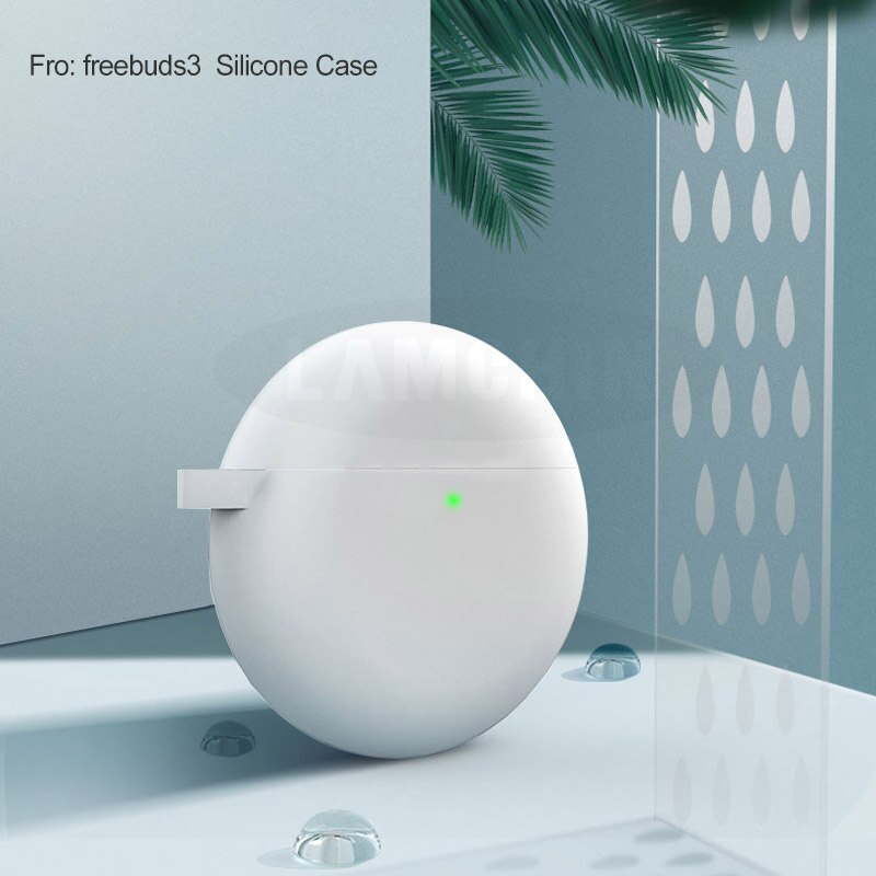 Nouvelle étui pour freebud 3 Bluetooth étui pour écouteurs coque en silicone chocs couverture pour Huawei freebud 3 couverture boîte avec crochet