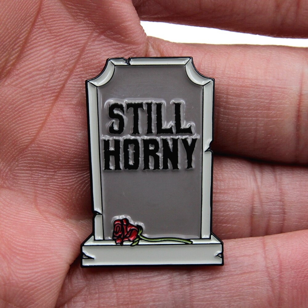 Toten Innen Aber Noch Geil Emaille Stift Abzeichen Brosche