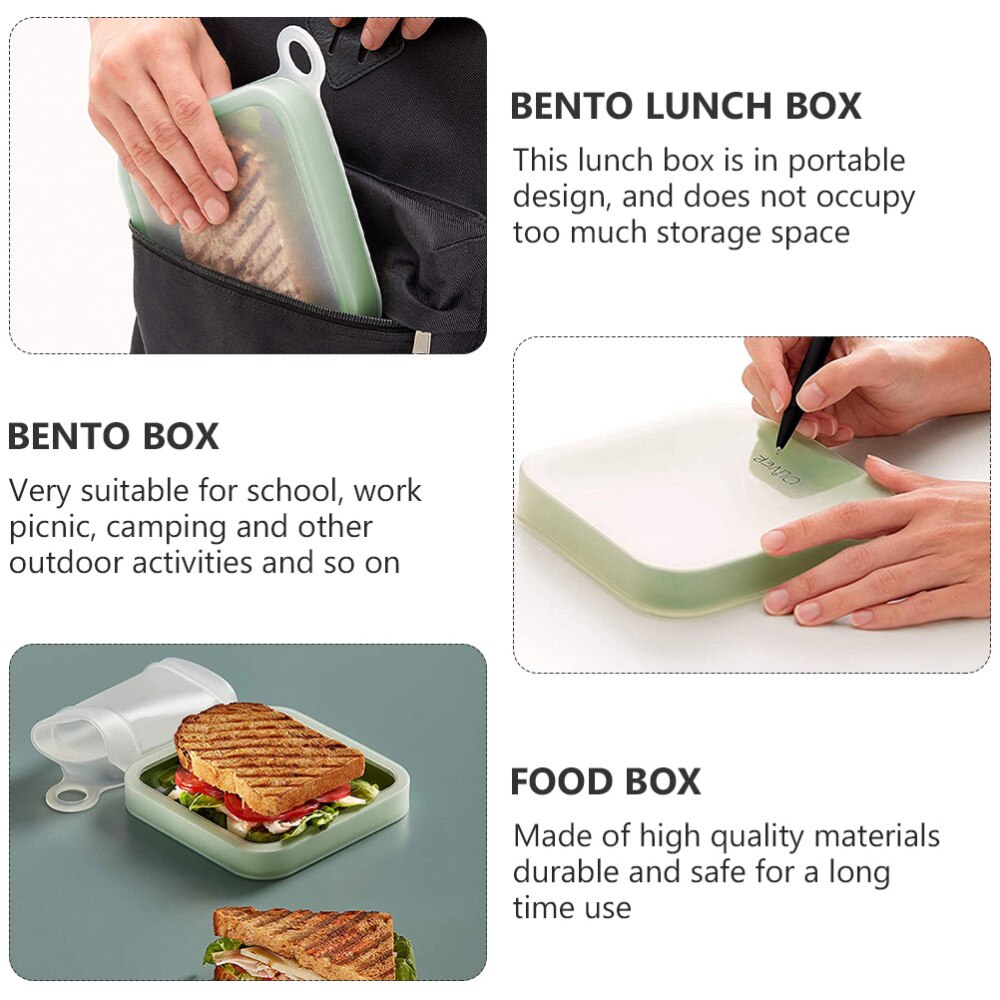 Practical Sandwich Lunchbox Portable Food Container Bento Box Outdoor Lunch Box