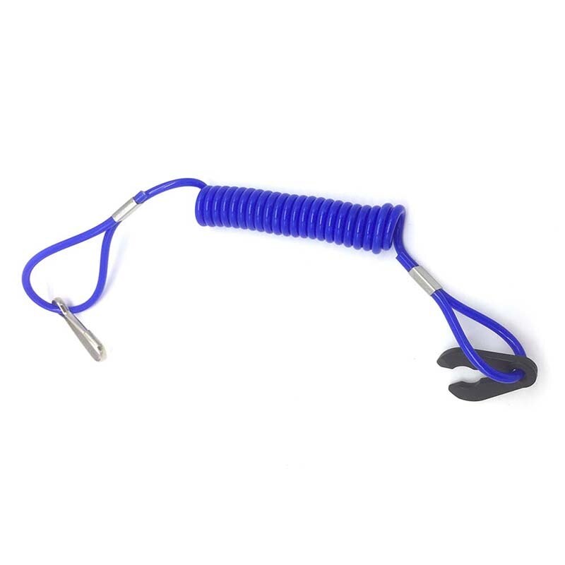 2Pcs Safety Tether Jet Ski Safety Lanyard Tether Cord Boat Outboard Engine Safety Tether Kill Switch