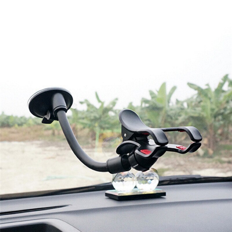 Soporte de teléfono Universal para coche, tablero Flexible de 360 grados, parabrisas, GPS, mesa de escritorio para móvil soporte para teléfono, 1 Uds.