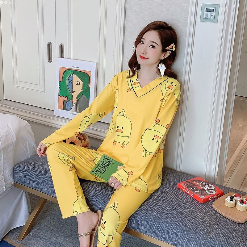 Mammakläder dam amning nattkläder graviditet pyjamas set nattdräkt mamma pijamas mujer nattkläder set amning
