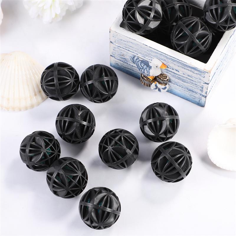 100 sztuk akwarium filtr kule Bio Bio-kulki filtracji piłki robić akwarium staw/oczko wodne 26mm filtr kulki
