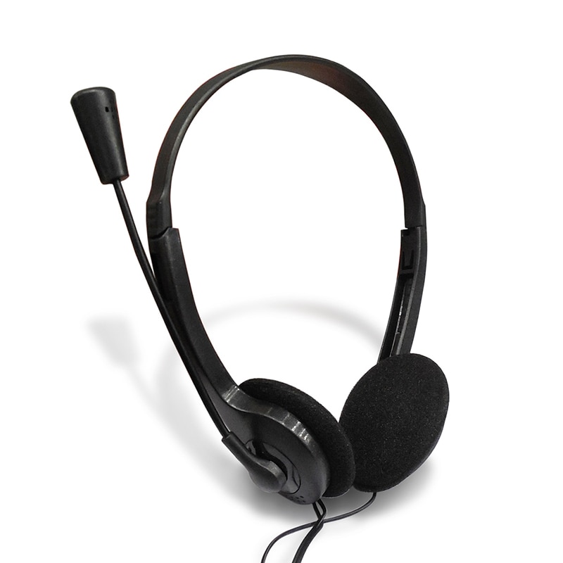 3.5Mm Wired Stereo Headset Noise Cancelling Oortelefoon Met Microfoon Verstelbare Hoofdband Voor Computer Laptop Desktop Clear Voice
