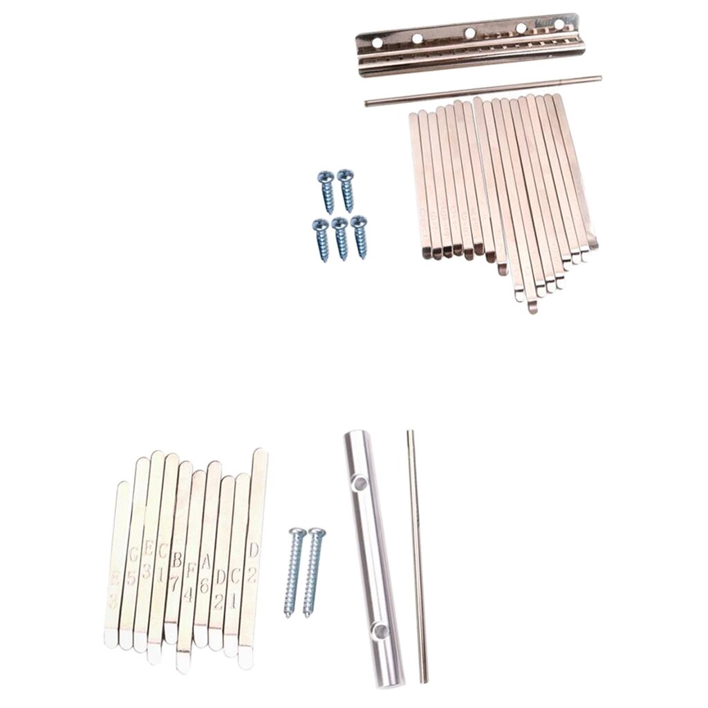 17 Note + 10 Note Kalimba Thumb Piano Keys African Kalimba Mbira Keys Set