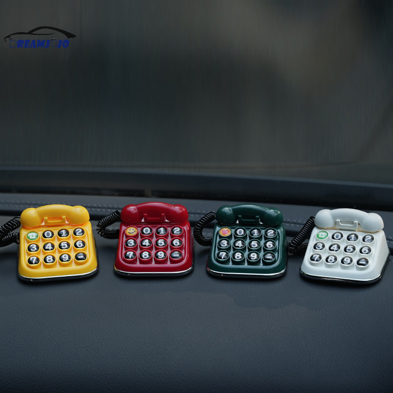 Número de teléfono para coche, aviso de estacionamiento temporal, nueva simulación Retro, teclado nostálgico, número de matrícula de coche