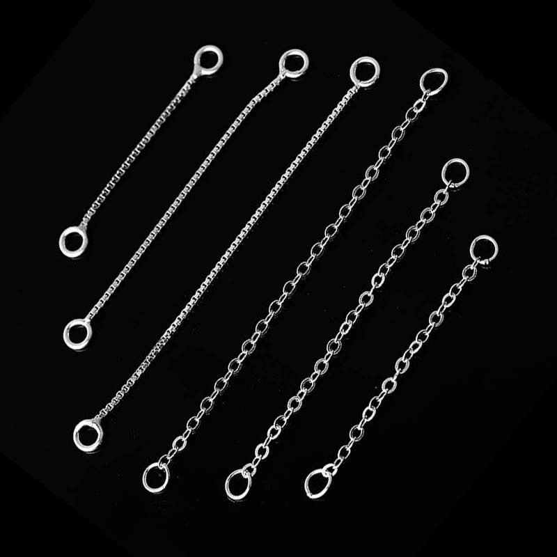 2 Stuks 925 Sterling Zilver Oor Lijn Zilveren Sieraden Maken Bevindingen Chain Diy Oorbellen Draad Accessoires