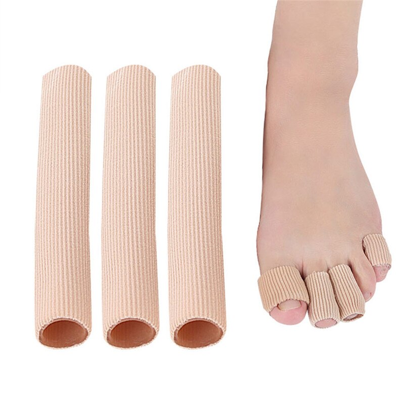 Stoff Finger Zehen Protektor Separator Applikator Fußpflege Werkzeug Pedikübetreffend Mais Kallus Entferner Hand Schmerzen Linderung Weiche Silikon Rohr
