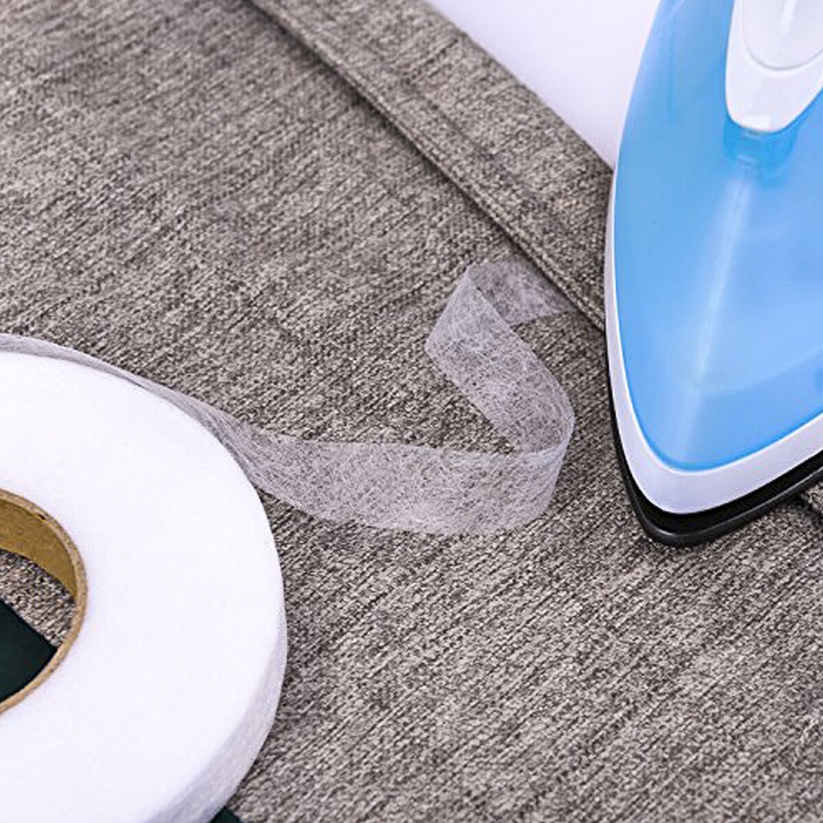 1/5 Rolls 20mm 70Yards Fabric Fusing Tape Iron on Hemming Web Tape Sewing Adhesive Garment Accessories