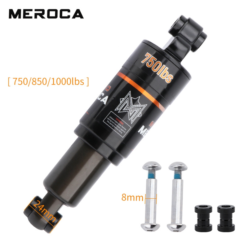 MEROCA-amortiguador de MT-100 para bicicleta de montaña, resorte de aceite, 125/150/165/190mm, piezas de bicicleta Iamok, 750/850/1000lbs