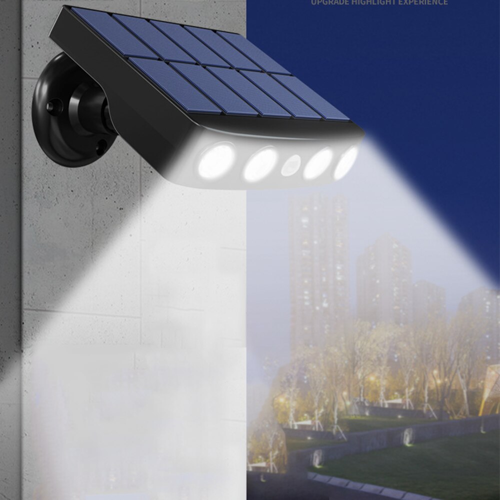 Led Solor Light Outdoor Wandlamp Motion Sensor Patio Yard Tuin Zonne-verlichting IP65 Waterdichte Straatverlichting Hoek Verstelbare